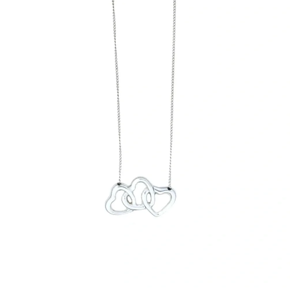 Tiffany & Co. Triple Heart Pendant-Sterling Silver